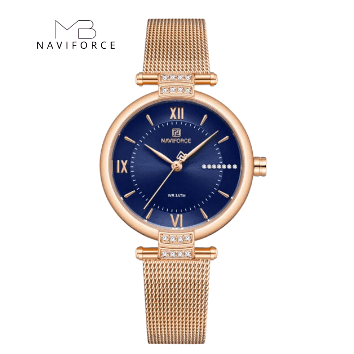 Relógio Bènisse Naviforce Elegância Feminina