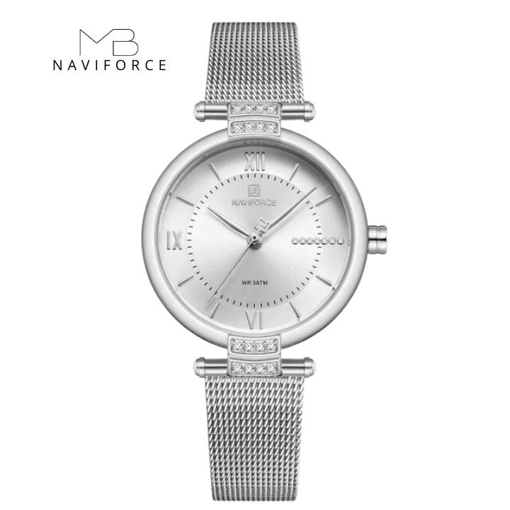Relógio Bènisse Naviforce Elegância Feminina