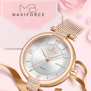 Relógio Bènisse Naviforce Elegância Feminina