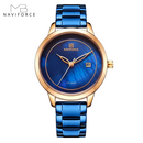 Relógio Bènisse Naviforce Luxo Rosé