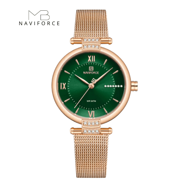 Relógio Bènisse Naviforce Elegância Feminina