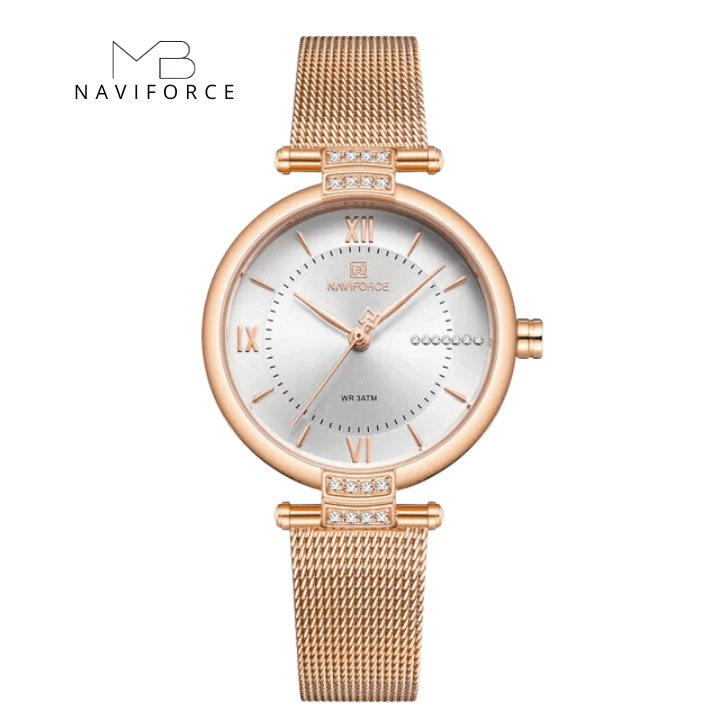 Relógio Bènisse Naviforce Elegância Feminina