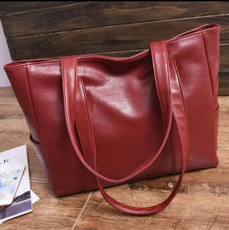 Bolsa Bènisse Shopping Couro Soft