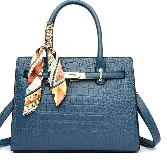 Bolsa Bènisse Couro com Lenço