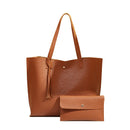 Bolsa Bènisse Shopping Couro com Carteira